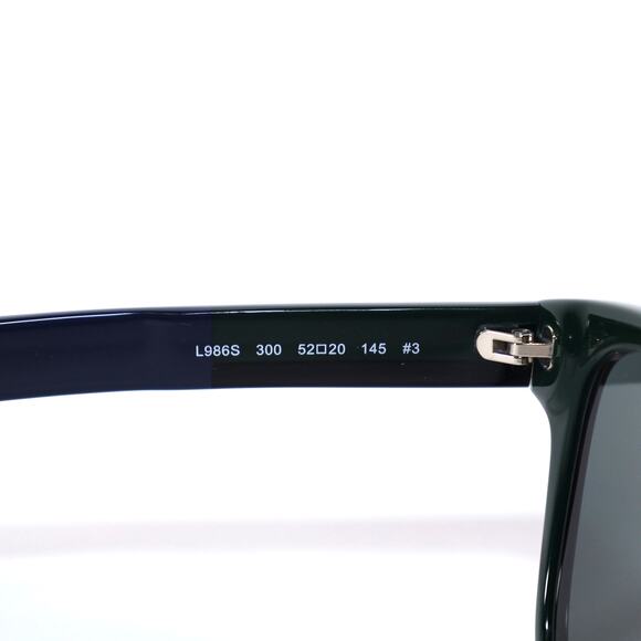 Lacoste Rounded Square Mens Sunglasses - Green/Grey - NWT - Picture 7 of 10